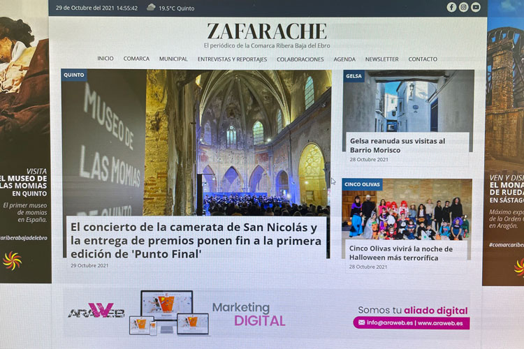 Imagen de la nueva web