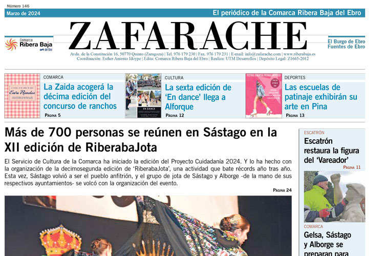 Portada Zafarache marzo 2024