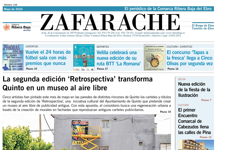 Portada Zafarache mayo 2024