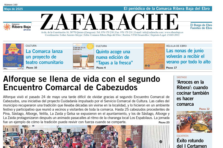 Portada Zafarache mayo 2025