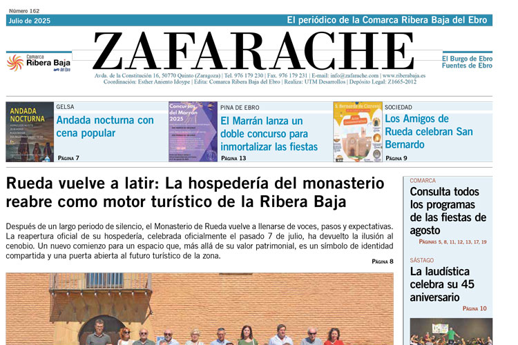 Portada Zafarache mes de julio 2025