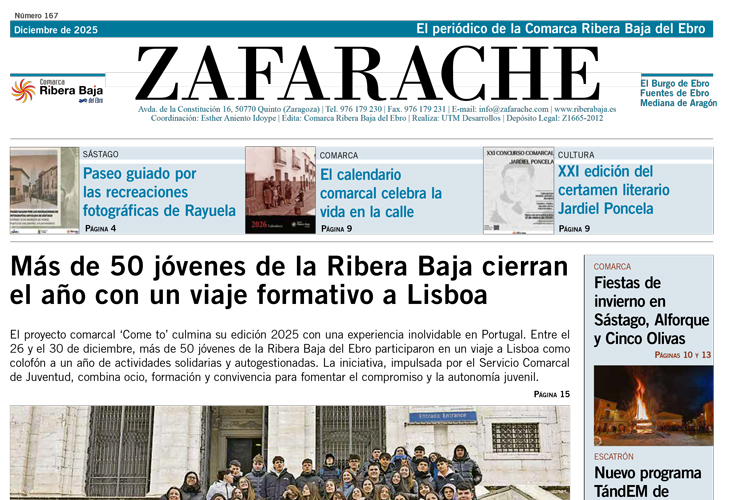 Portada Zafarache diciembre 2025