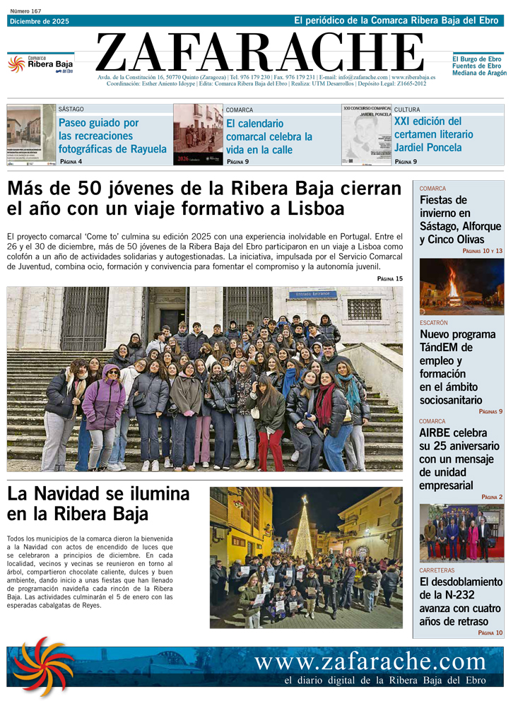 Portada Zafarache diciembre 2025