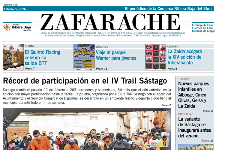 Portada Zafarache febrero 2026