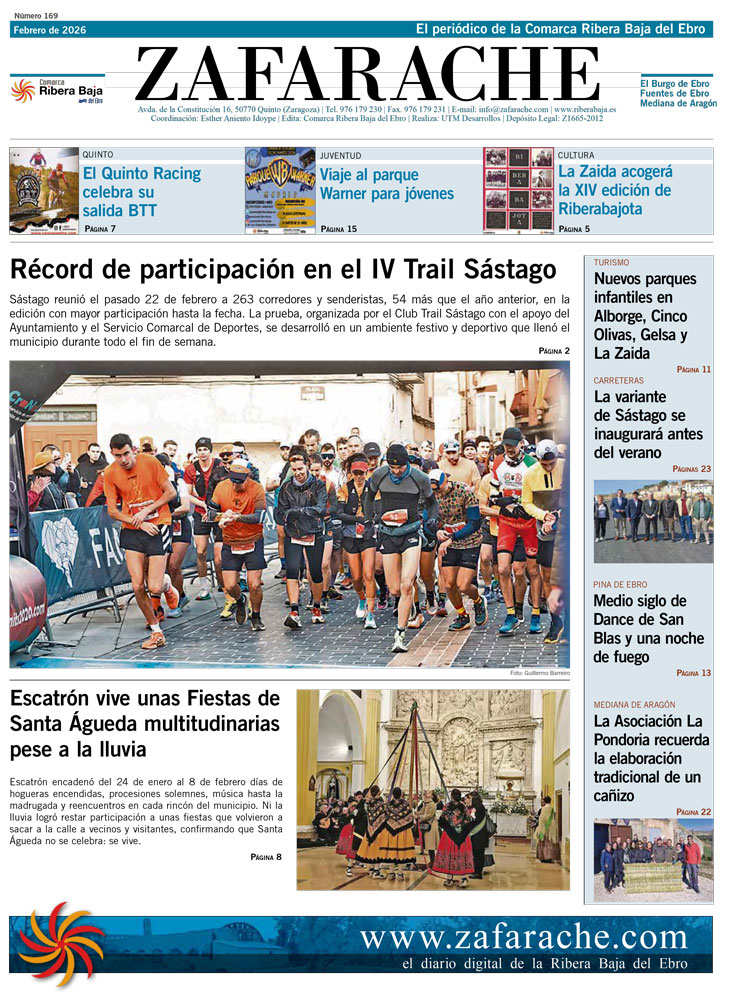 Portada Zafarache febrero 2026