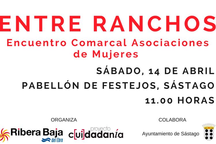 Cartel entre ranchos Sástago