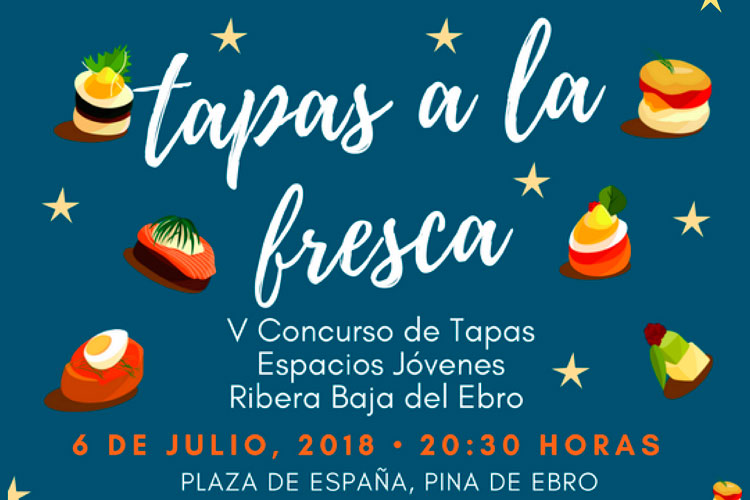Cartel tapas a la fresca