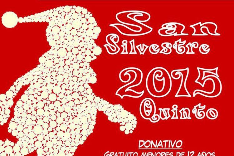 Cartel de la San Silvestre de Quinto