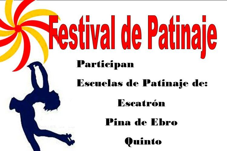 Cartel festival patinaje