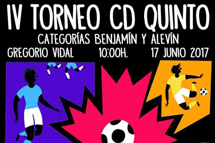 Cartel IV torneo Club deportivo Quinto