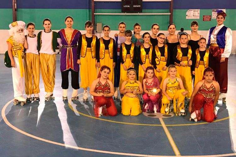 Escuela de patinaje de Sástago