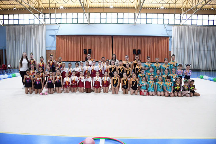 Foto grupo gimnasia rítmica