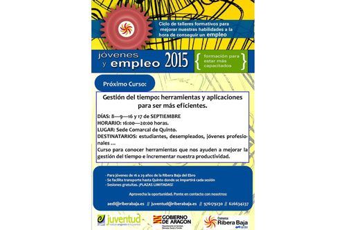 20150903-zafarache.jovenesyempleo-cartelcursogestiontiempo