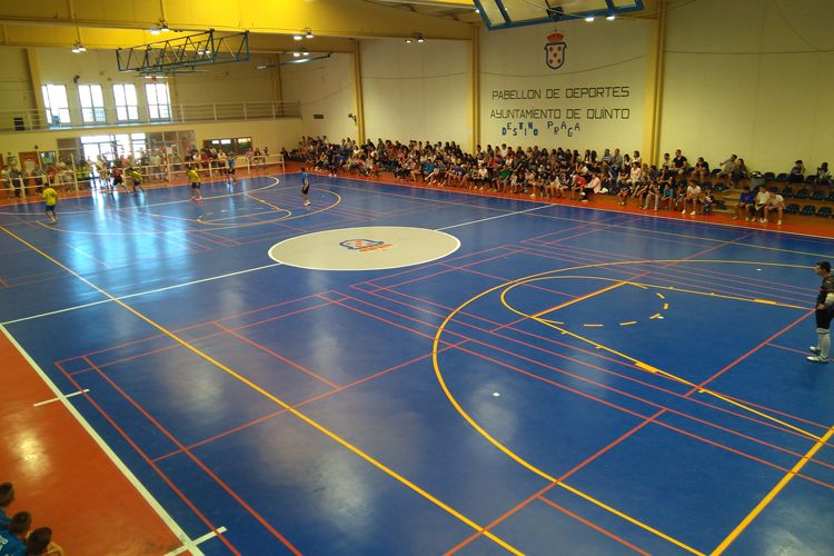 Imagen de ambiente del 24 horas de fútbol sala de Quinto 2017