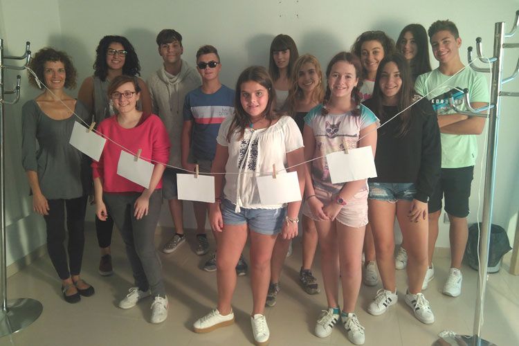 Participantes en el proyecto 'Igualarte con el cine' de la Ribera Baja del Ebro