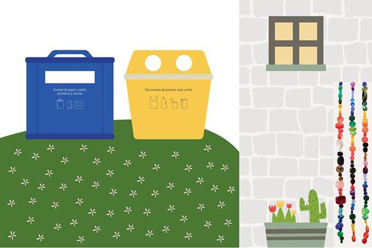 Cartel de la exposición de reciclaje de Ecoembes