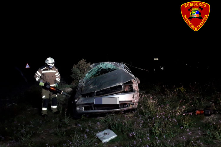 Accidente tráfico Fuentes de Ebro