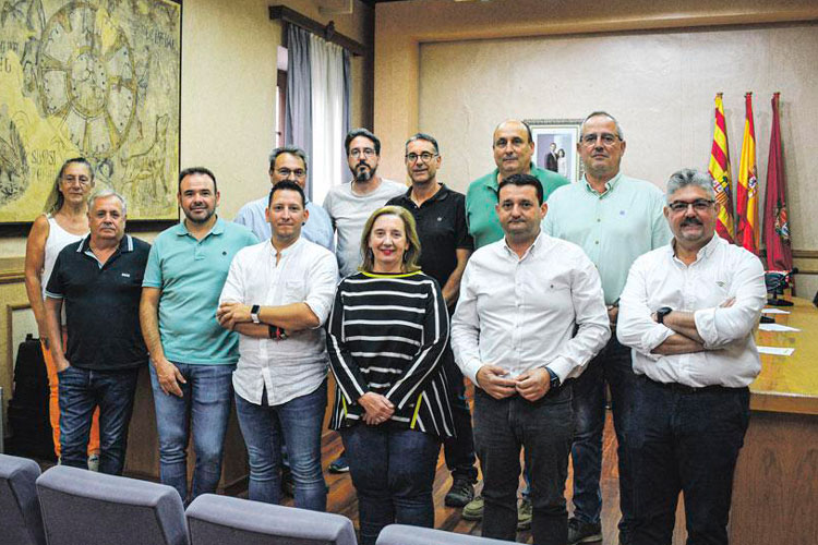 Imagen del encuentro de alcaldes celebrado el pasado mes de septiembre en Alcañiz