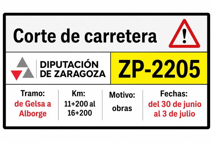 Cartel carretera