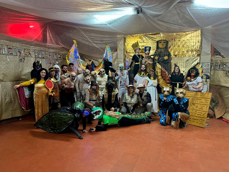 Foto de archivo de la celebración de Halloween 2024 en Alborge
