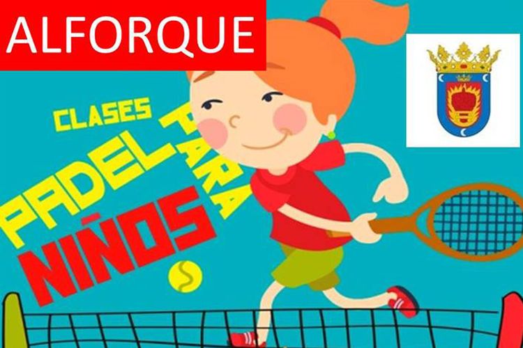 Cartel pádel Alforque