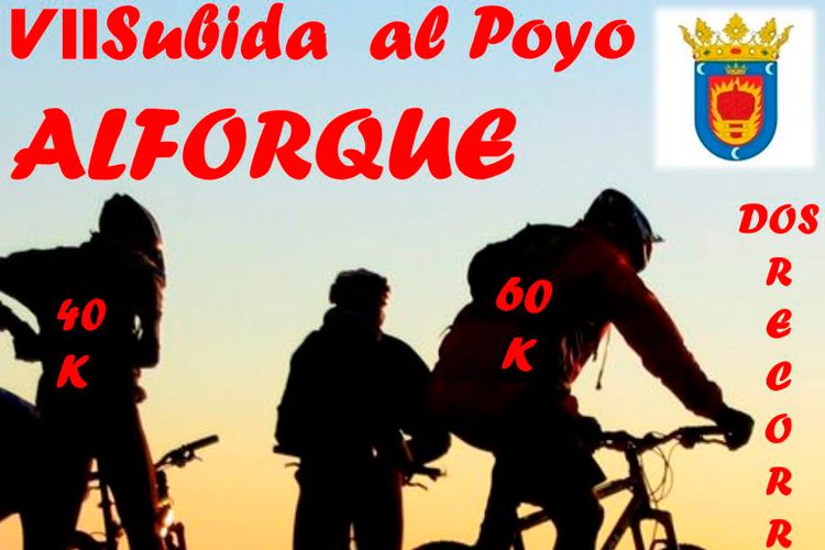 Cartel VII subida al poyo de Alforque