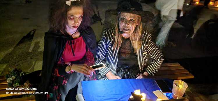 Foto de archivo de Halloween en Cinco Olivas, en 2025.