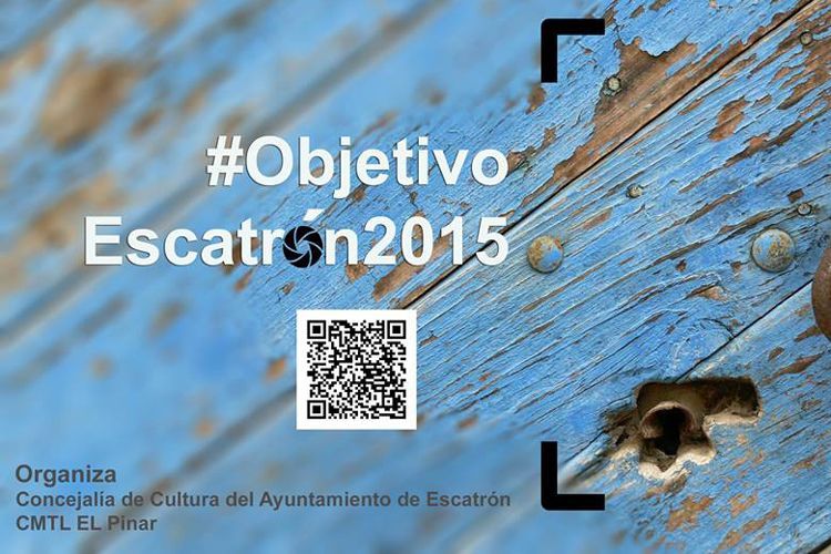 Cartel del concurso de fotografía Objetivo Escatrón 2015