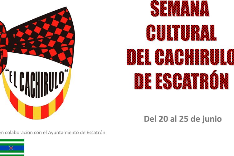 Programa semana cultural el cachirulo de Escatrón 2016