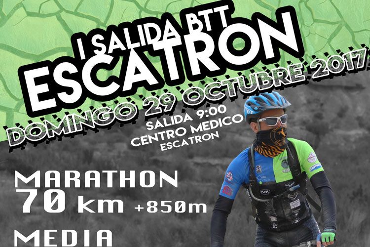 Cartel BTT Escatrón