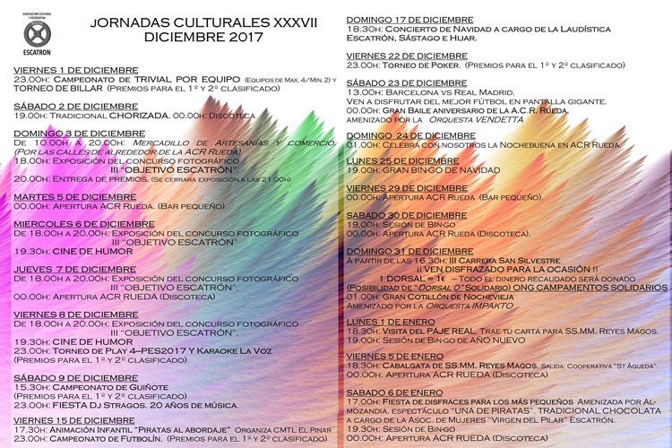 Jornadas culturales Rueda