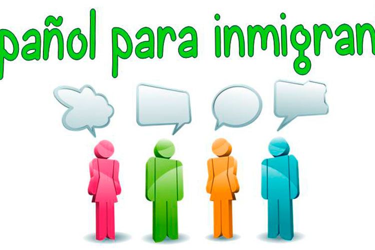 Foto archivo español para inmigrantes