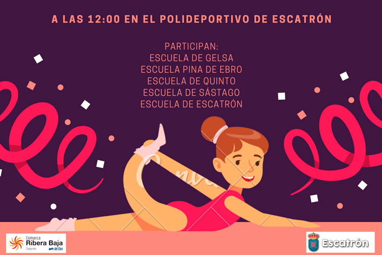 Festival gimnasia rítmica Escatrón