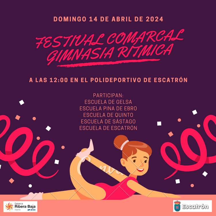 Festival gimnasia rítmica Escatrón