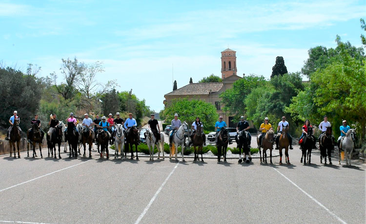 Foto de archivo de la ruta ecuestre de 2023