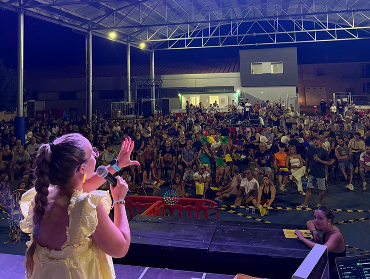 Foto de archivo de las fiestas de agosto de Escatrón de 2025.