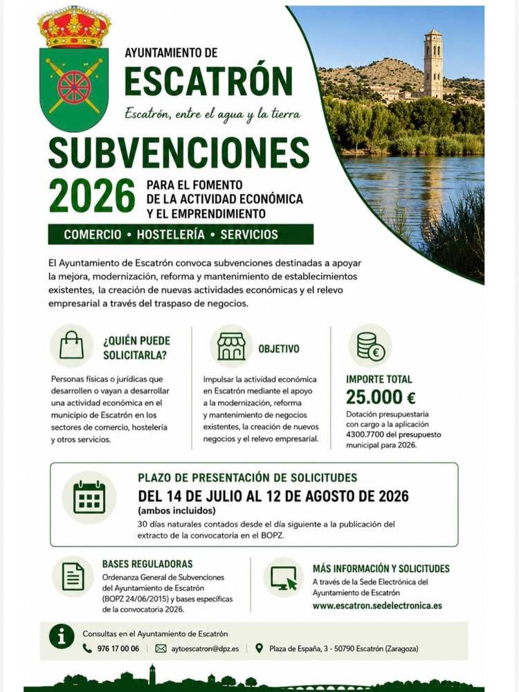 Subvenciones Escatrón