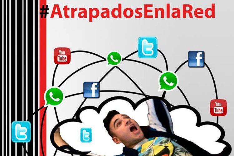 Cartel de la actividad Atrapados en la red