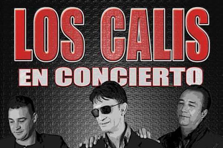 Cartel del concierto de 'Los calis' en Gelsa