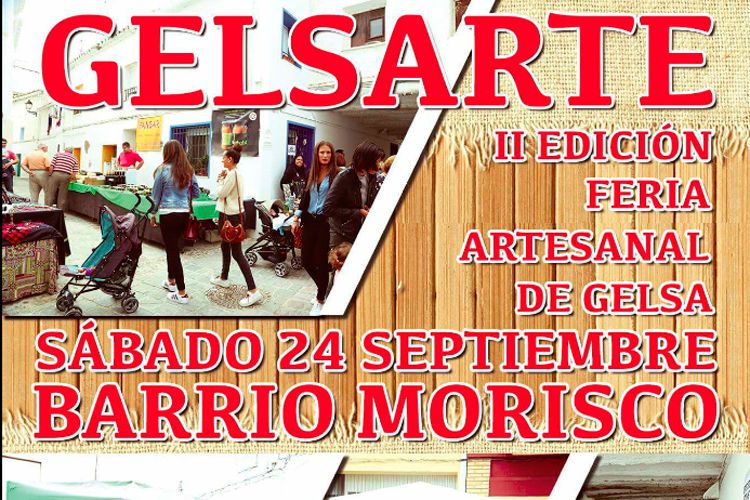Cartel de la feria Gelsarte de Gelsa 2016