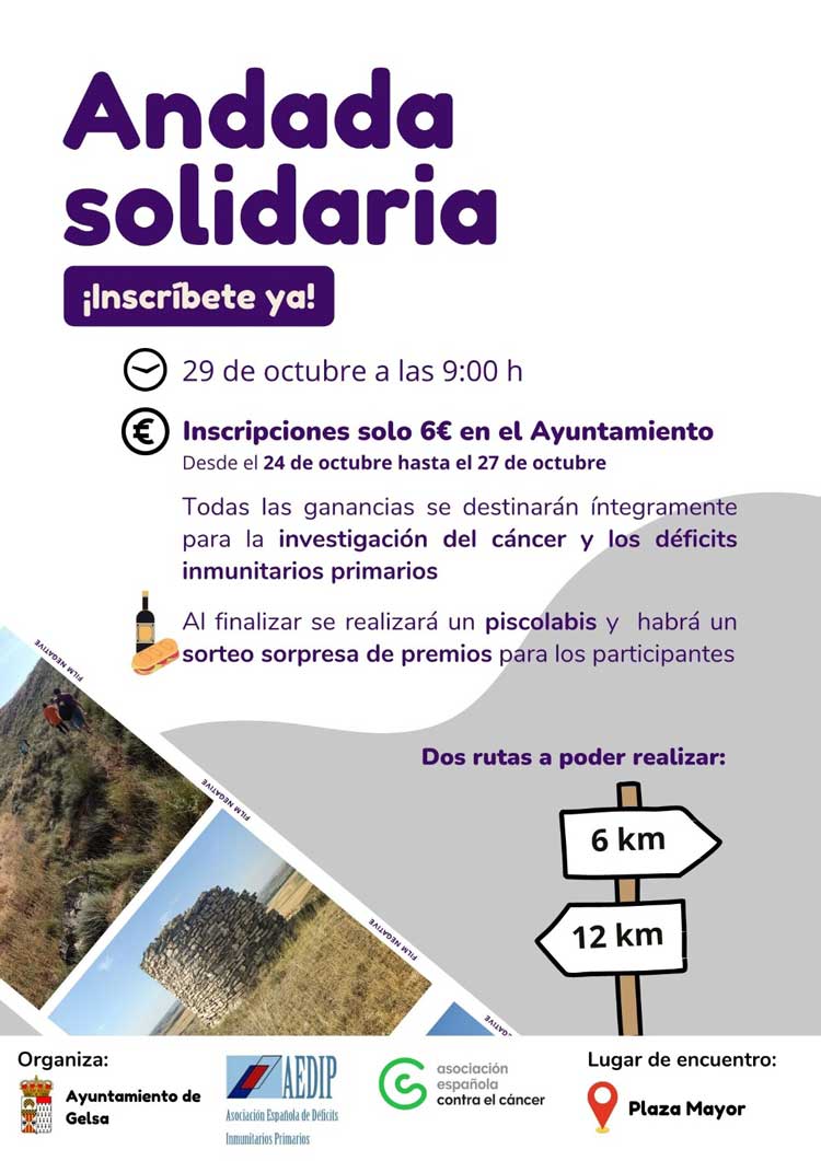 Andada solidaria Gelsa
