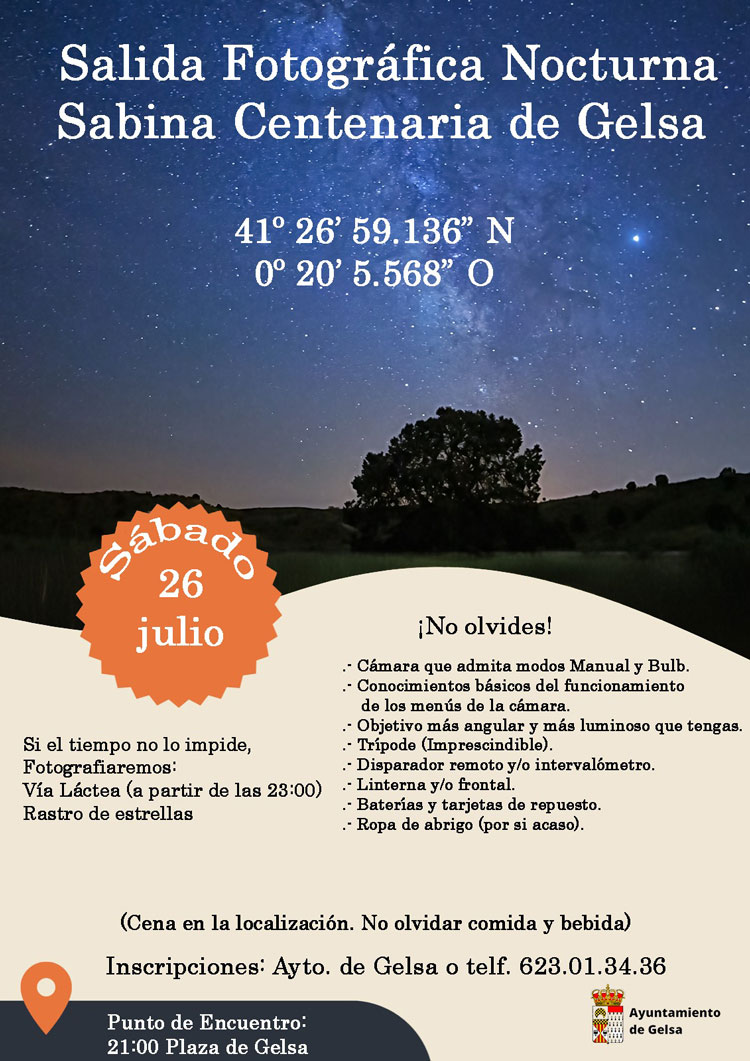 Salida fotográfica nocturna