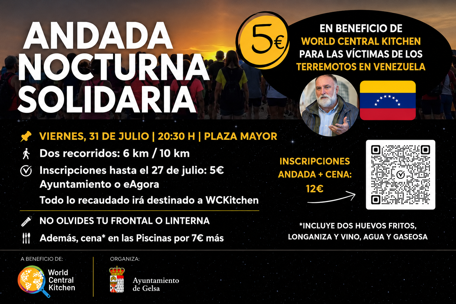 Andada solidaria Gelsa