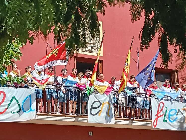 Foto de archivo de las fiestas de Gelsa de 2025.