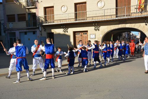 Foto de archivo del dance de San Blas en Pina.