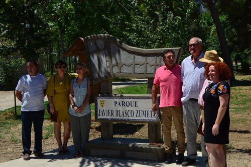 Inauguración del parque de Pina Javier Blasco