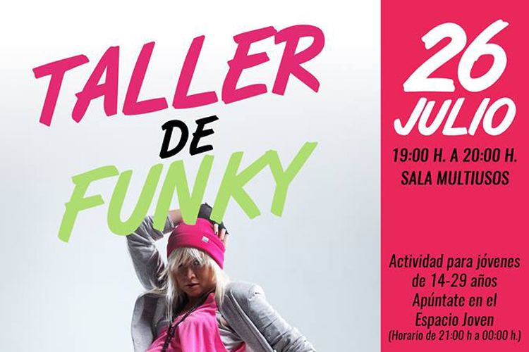 Cartel taller de funky