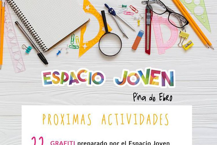 Cartel espacio joven Pina