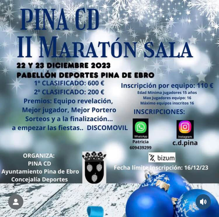 Maratón fútbol sala Pina