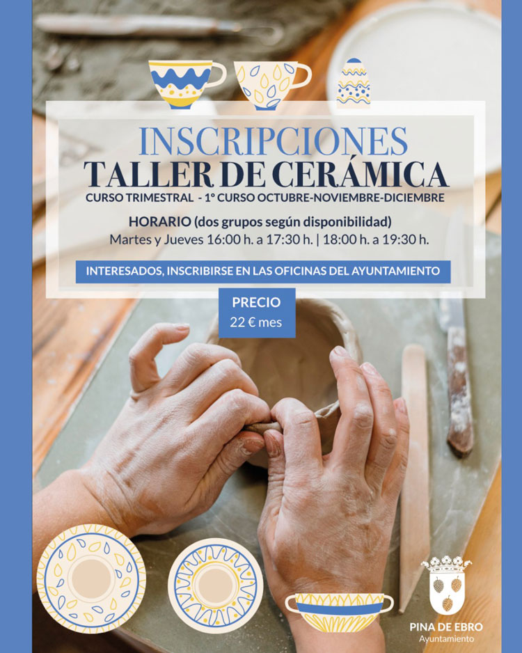 Taller cerámica Pina